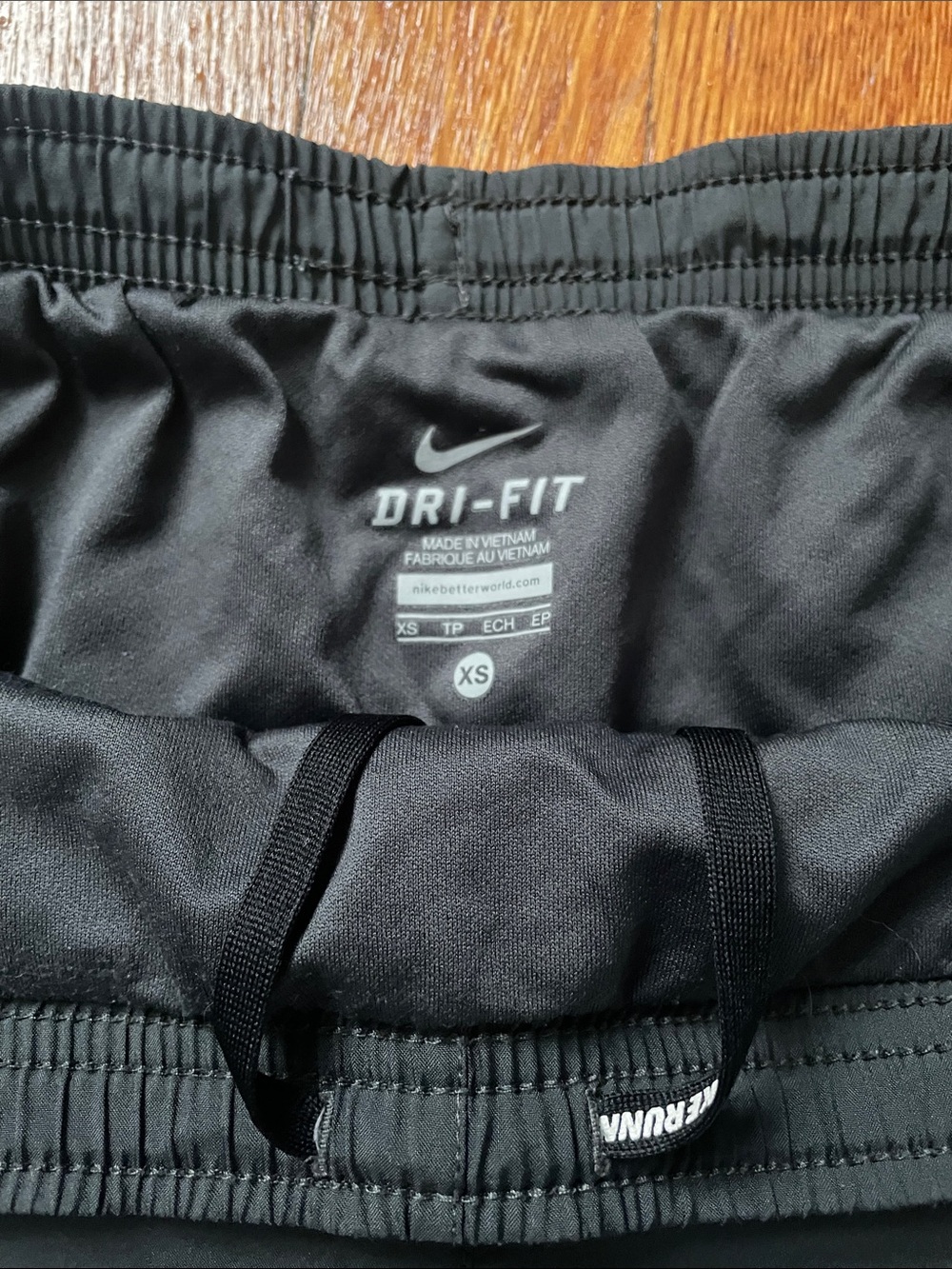 Gray Nike Tempo Women's Dri-FIT Brief-Lined Running Shorts - Picture 2 of 4